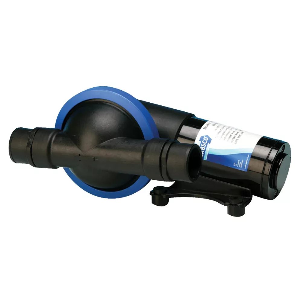 Jabsco Fish Box Evacuation Pump – 12VDC 5GPM Diaphragm w/ 1.5″ fittings