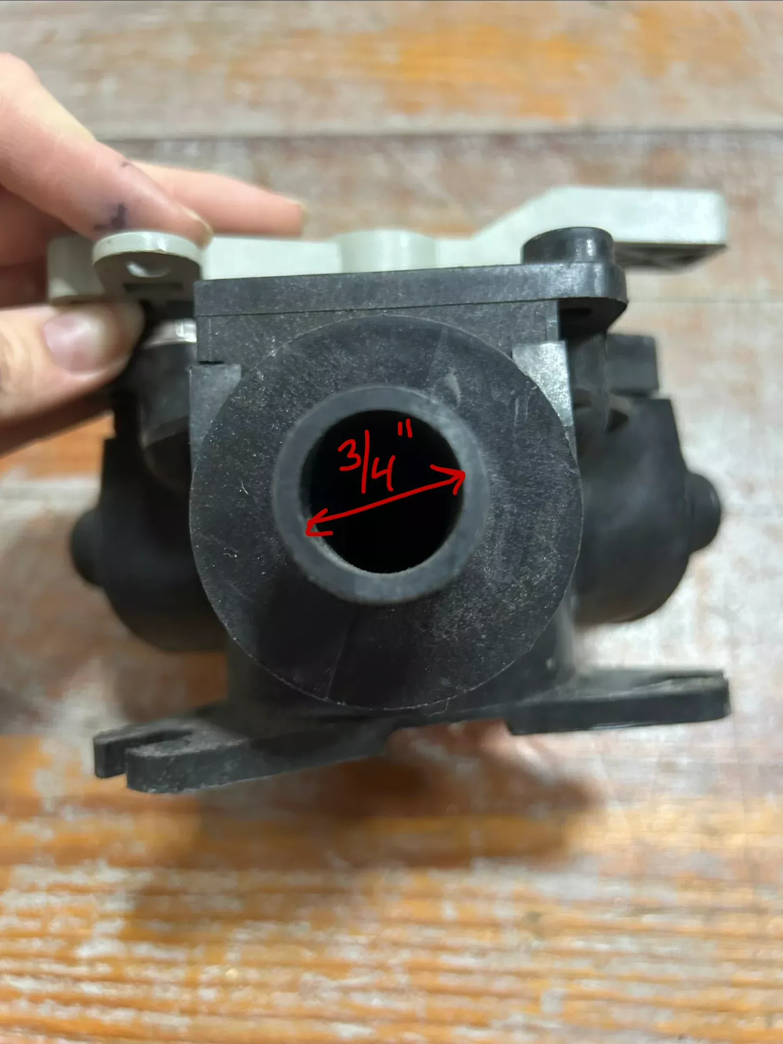 Jabsco Manual 3-Way Y Valve Diverter 3/4” Marine Sanitation Hose Valve