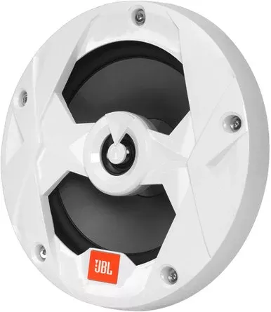 JBL MS65LW Club Series 6.5″ 225W Coaxial Marine Speaker Pair – RGB Illuminated – White Grill