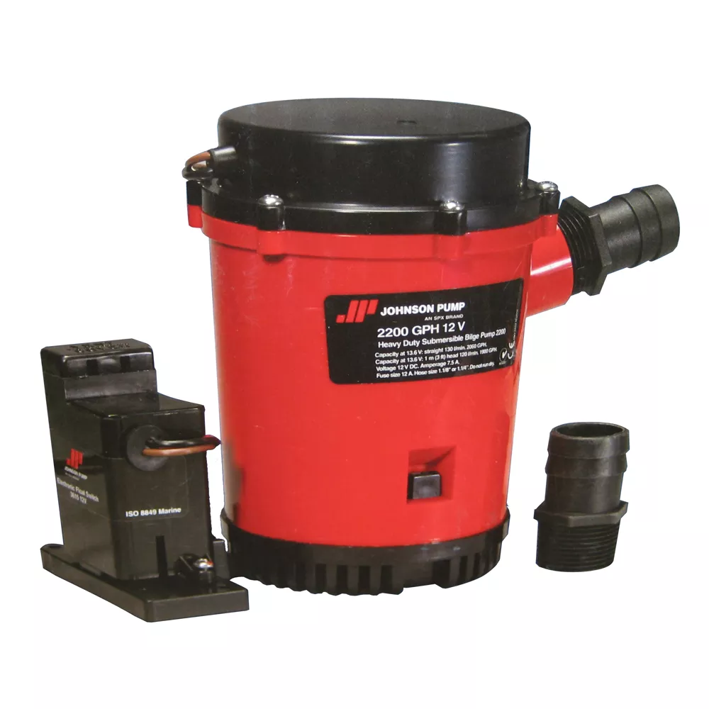 Johnson Pump 2200GPH Auto Bilge Pump w/Mag Switch – 12V