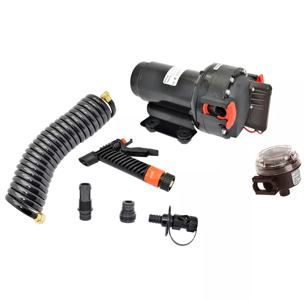 Johnson Pump Aqua Jet 5.2 GPH Washdown Pump Kit w/Hose - 12V | 64534