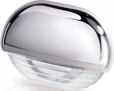 LED STEP LAMP WHT LED CHR CAP