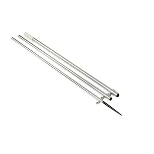 Lee’s 18′ Center Rigging Pole – Bright Silver/Black Spike (MKII) [AO8718CR]