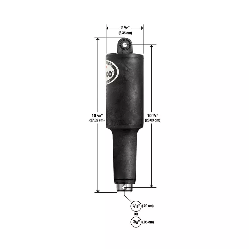 Lenco 101XDS Short Extreme Duty Actuator - 12V - 2-1 /4