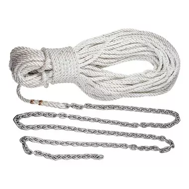 Lewmar Anchor Rode 215'-15' of 1/4" Chain200' of 1/2" Rope w/Shackle [69000334]