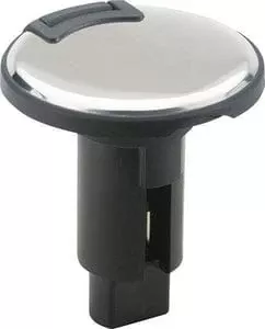 LIGHT BASE-ROUND BLK OM 2-PIN