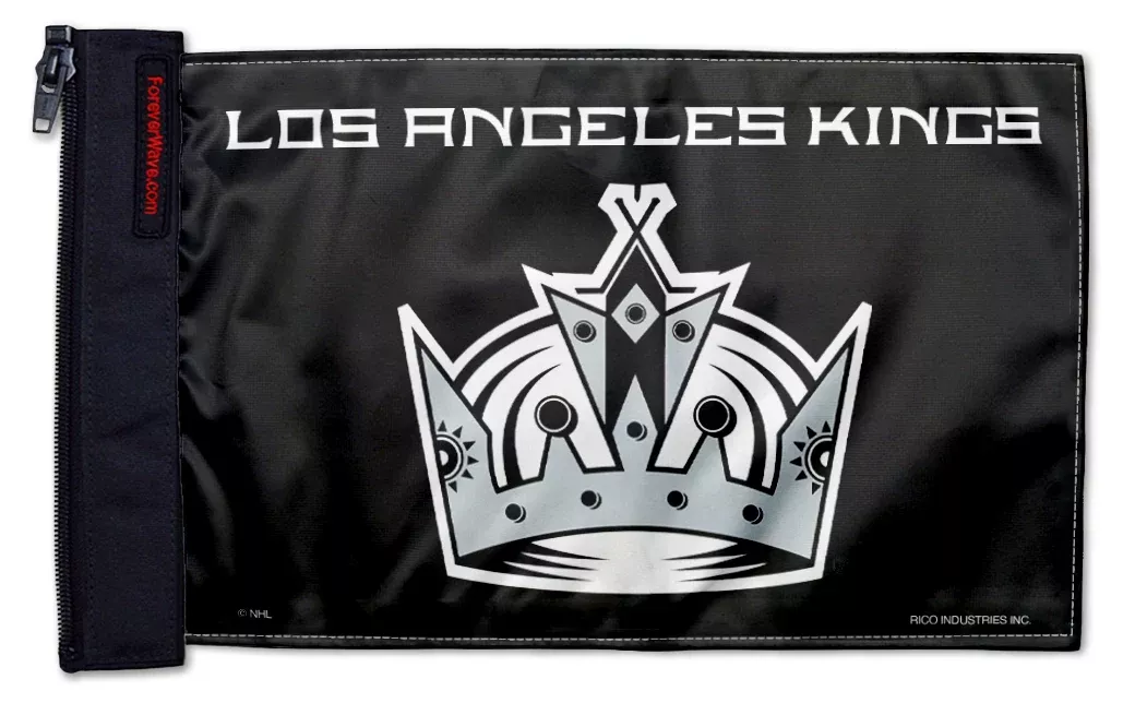 Los Angeles Kings 11"x17" Forever Wave Flag for Bronco