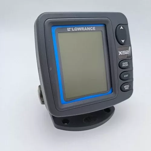 Lowrance X52 Dual Frequency FishFinder Sonar Echo Sounder X 52 w/ Mounting Brack