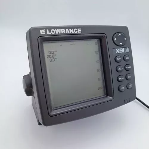 Lowrance X91 Dual Frequency FishFinder Sonar Echo Sounder X 91 w/ Mount Manual