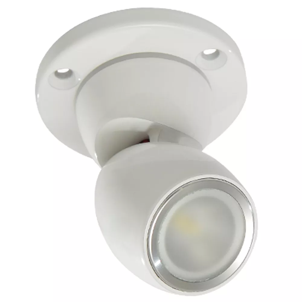Lumitec GAI2 White Dimming/Red & Blue Non-Dimming Heavy Duty Base – White Housing