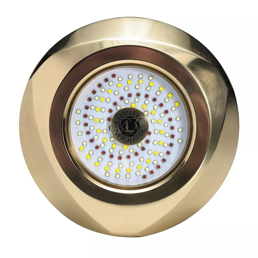 Lumitec SeaBlaze Typhoon Underwater Bronze Thru-Hull LED Light – RGBW Spectrum