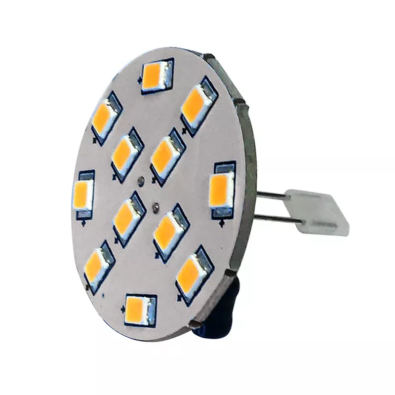 Lunasea G4 10 Back Pin LED Light Bulb - 12VAC or 10-30VDC /2W /140 Lumens - Warm White [LLB-21UW-21-00]