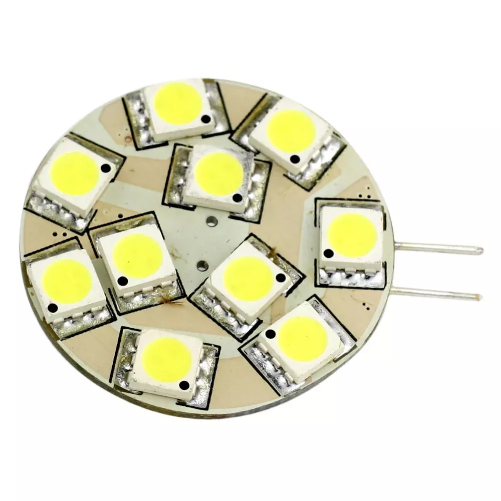 Lunasea G4 12 LED Side Pin Light Bulb - 12VAC or 10-30VDC 2W /140 Lumens - Warm White [LLB-21TW-21-00]