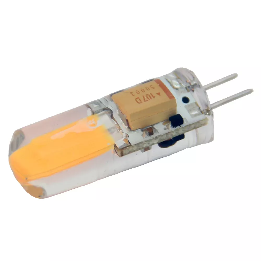 Lunasea Natural White G4 Bulb 2W 10-30VDC Bottom Pin SiliconEncapsulated [LLB-21KC-71-00]