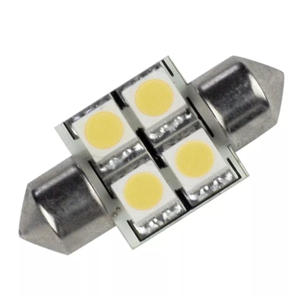 Lunasea Single-Sided 4 LED Festoon - 10-30VDC /0.7W /60 Lumens - Warm White [LLB-202W-21-00]