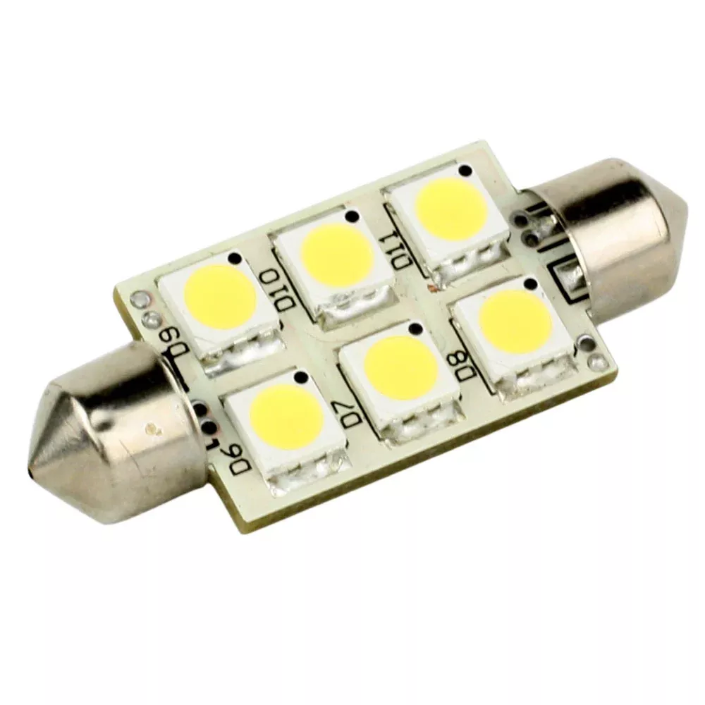 Lunasea Single-Sided 6 LED Festoon - 10-30VDC /1.5W /97 Lumens - Warm White [LLB-186W-21-00]