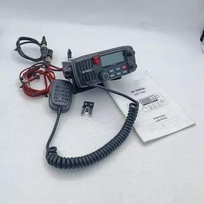 M-TECH MT-500 VHF DSC Fishing Marine Radio MT500 Waterproof Channel 16 12V 60W