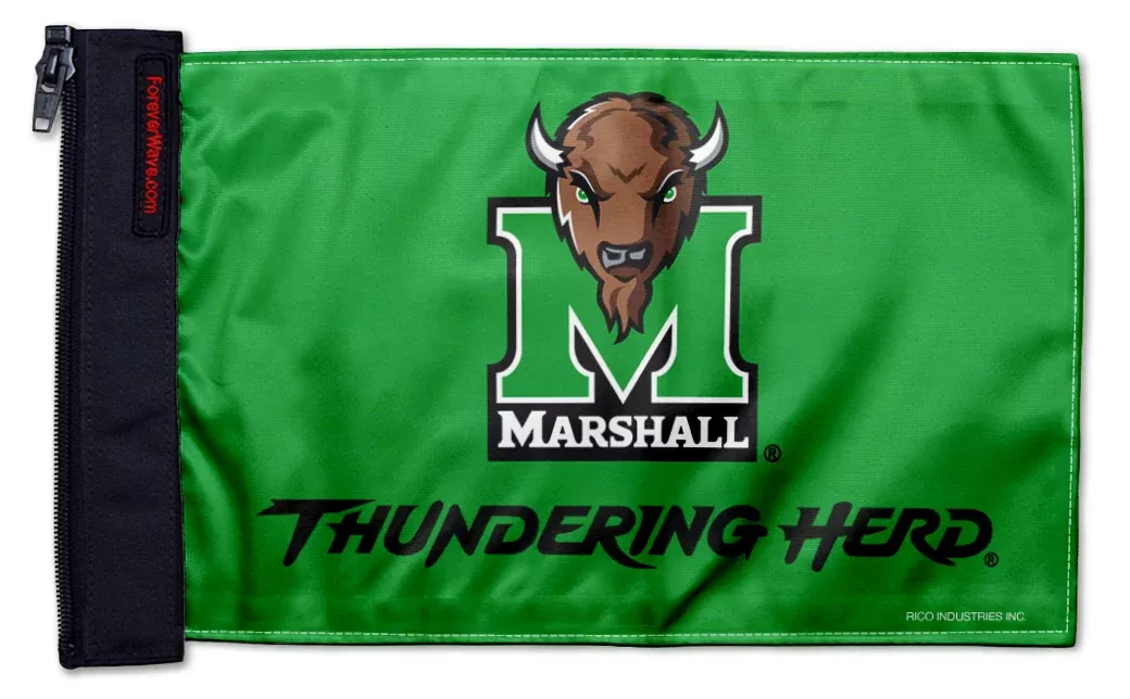 Marshall 11"x17" Forever Wave Flag for Bronco