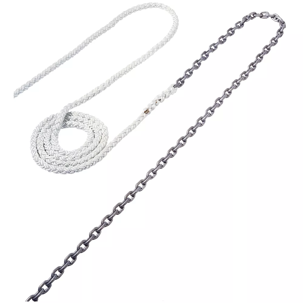 Maxwell Anchor Rode – 18′-5/16″ Chain to 200′-5/8″ Nylon Brait