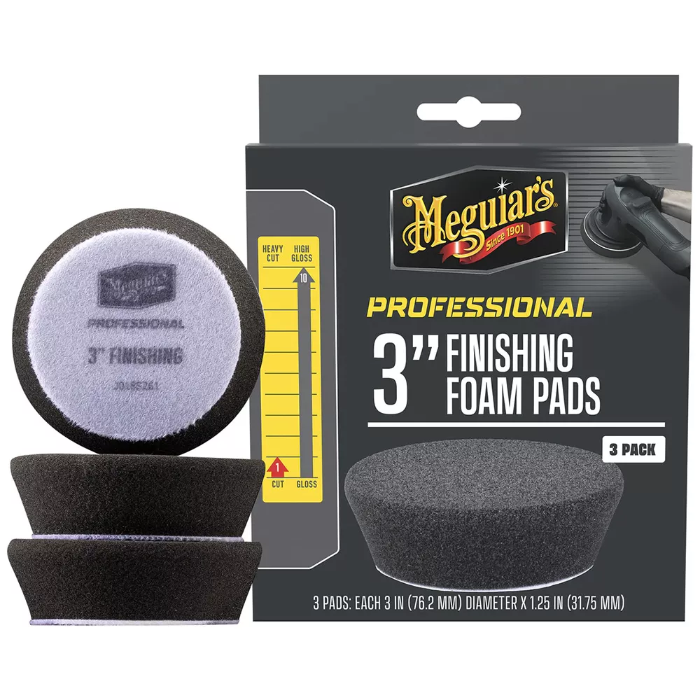 Meguiar’s Professional 3″ Finishing Foam Pads *3-Pack