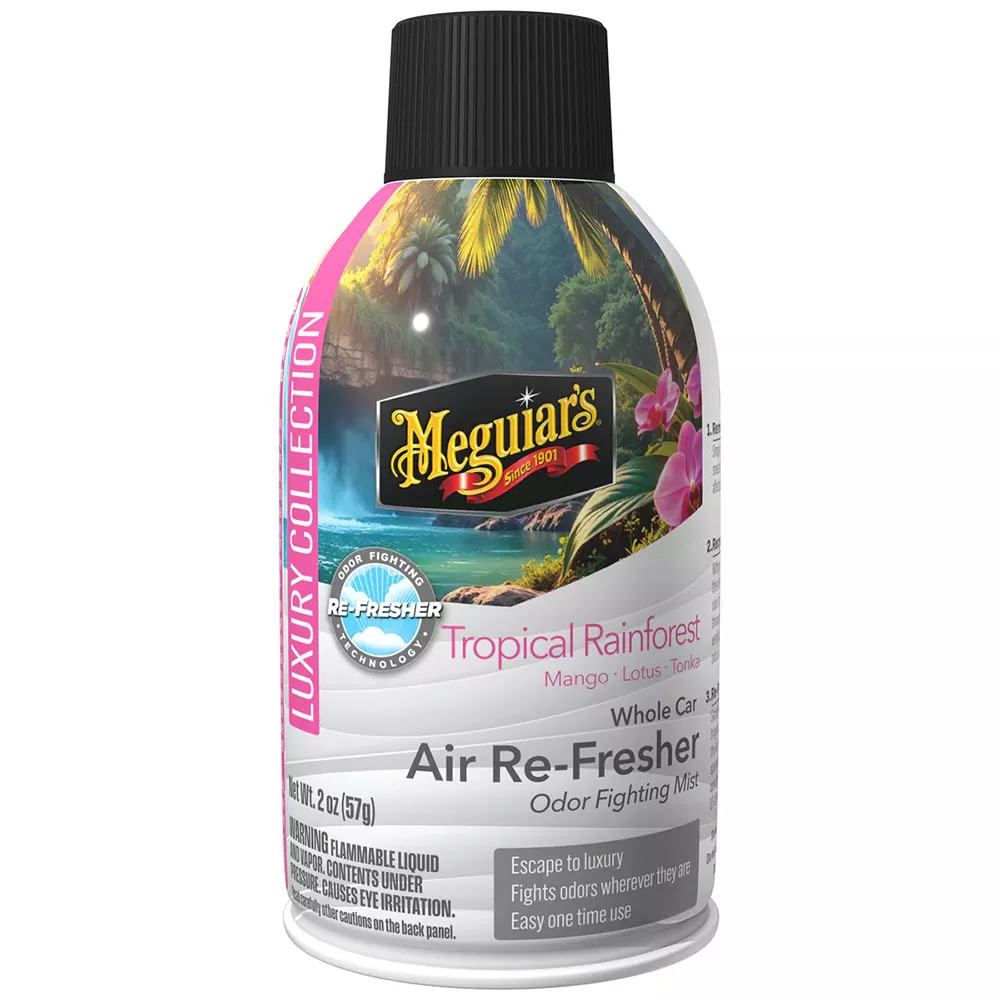 Meguiar’s Tropical Rainforest Whole Car Air Re-Fresher Aerosol – 2oz