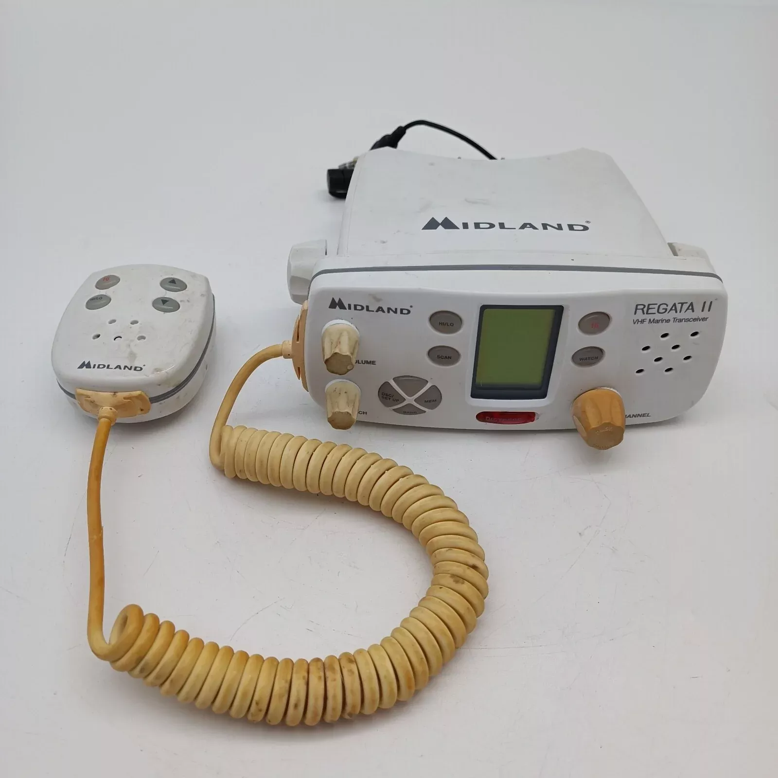 MIDLAND Regata II VHF Marine Transceiver Radio in White PERFECT WARRaNTY
