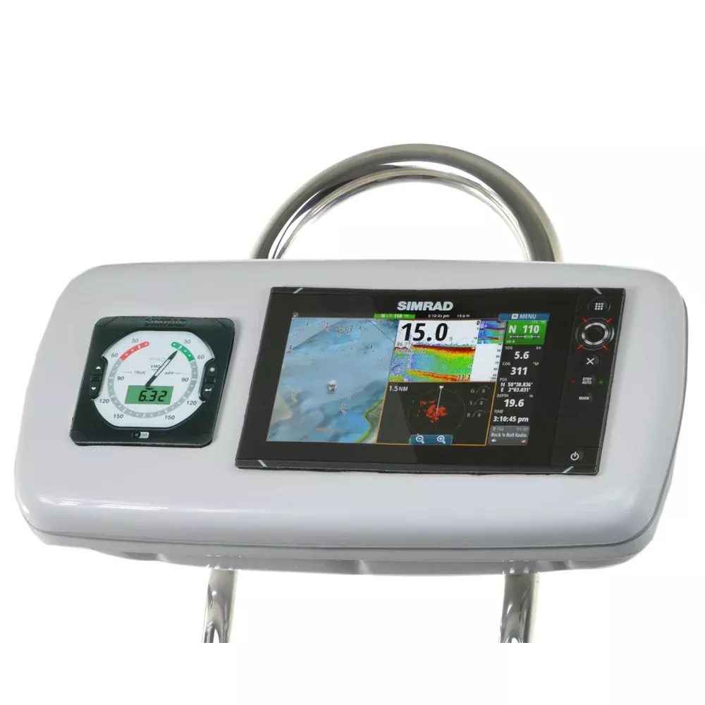 NavPod GP1040-13 SystemPod Pre-Cut f/Simrad NSS9 evo2 or B&G Zeus² 9 & 1 Instrument f/9.5" Wide Guard | GP1040-13