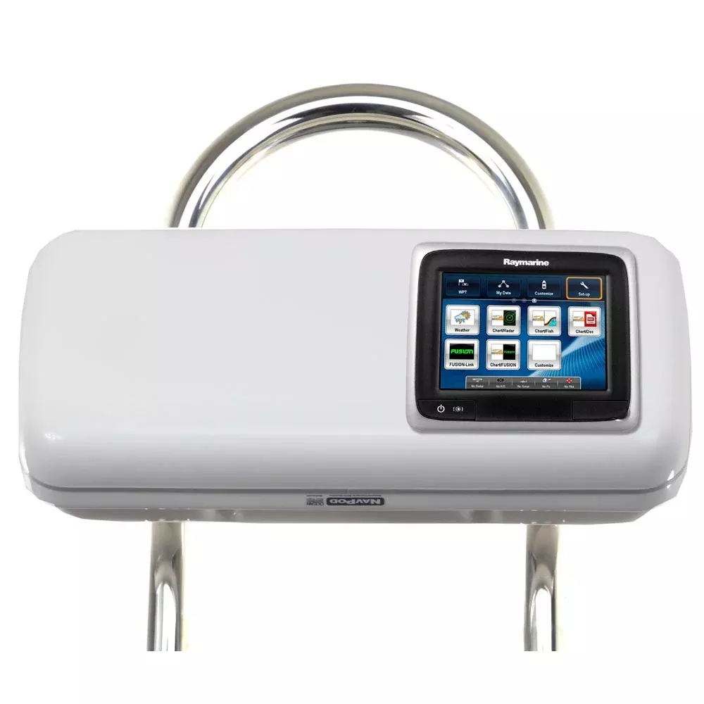 NavPod GP1507 SystemPod Pre-Cut f/Raymarine a65/a67/a68 w/Space On The Left f/9.5″ Wide Guard [GP1507]