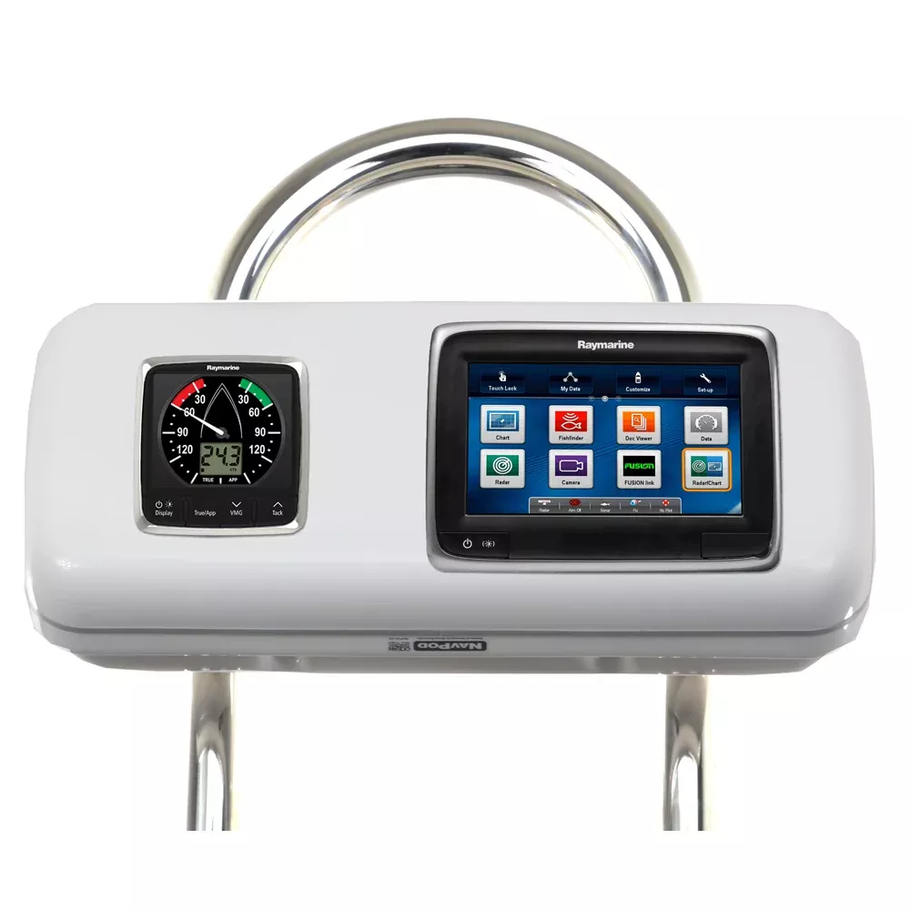 NavPod GP1513 SystemPod Pre-Cut f/Raymarine a75/a77/a78 & 1 Instrument f/9.5" Wide Guard | GP1513