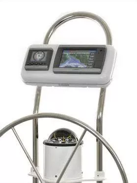 NavPod GP2503 SystemPod for 12” Wide Guards – Pre-Cut for Raymarine a75/a77/a78 and Space on Left
