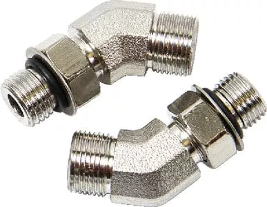 ORB FITTING-45DEG ELBOW 2PK