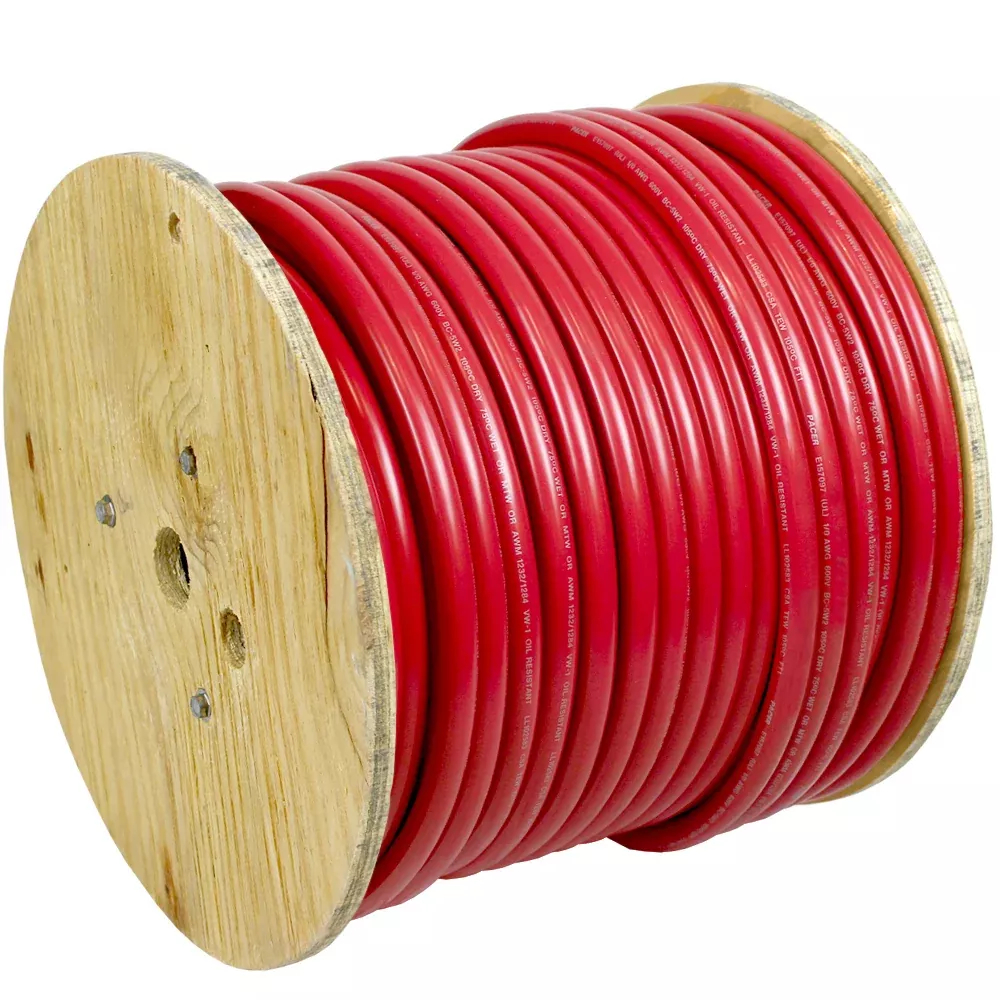 Pacer Red 6 AWG Battery Cable - 250[WUL6RD-250]