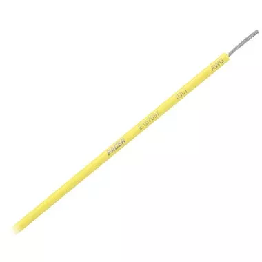 Pacer Yellow 16 AWG Primary Wire - 25[WUL16YL-25]