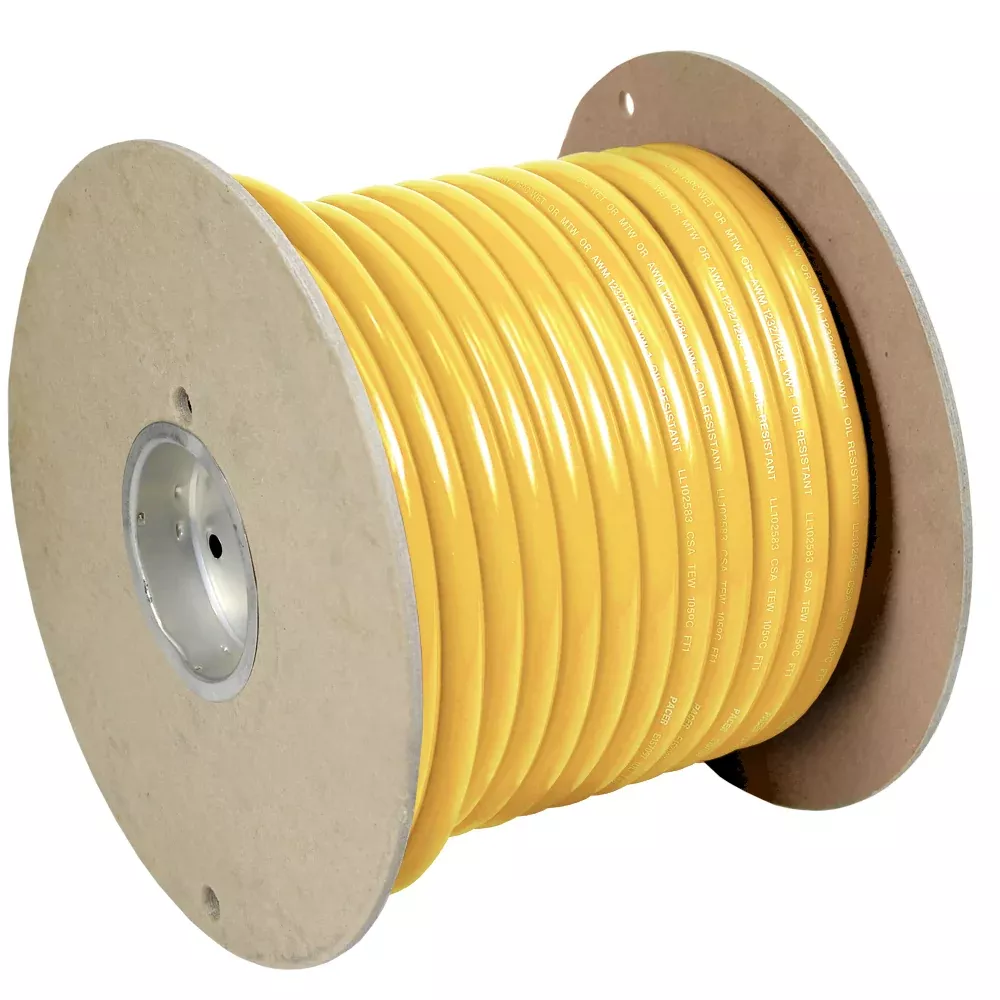 Pacer Yellow 4 AWG Battery Cable - 100[WUL4YL-100]