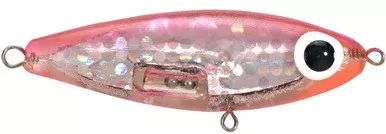 Paul Brown SDXL-102 Soft-Dine XL Suspending Twitchbait – Pink Back/Silver Dot