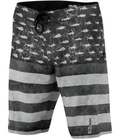 Pelagic Americamo Sharkskin Boardshort – Grey – 30