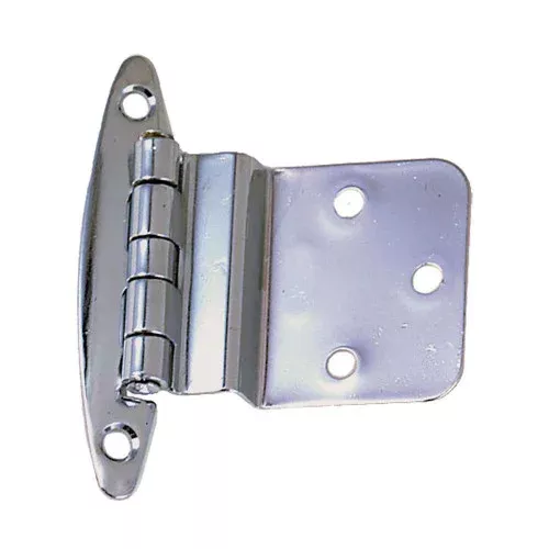 Perko Chrome Plated Brass 3/8" Inset Hinges | 0271DP0CHR