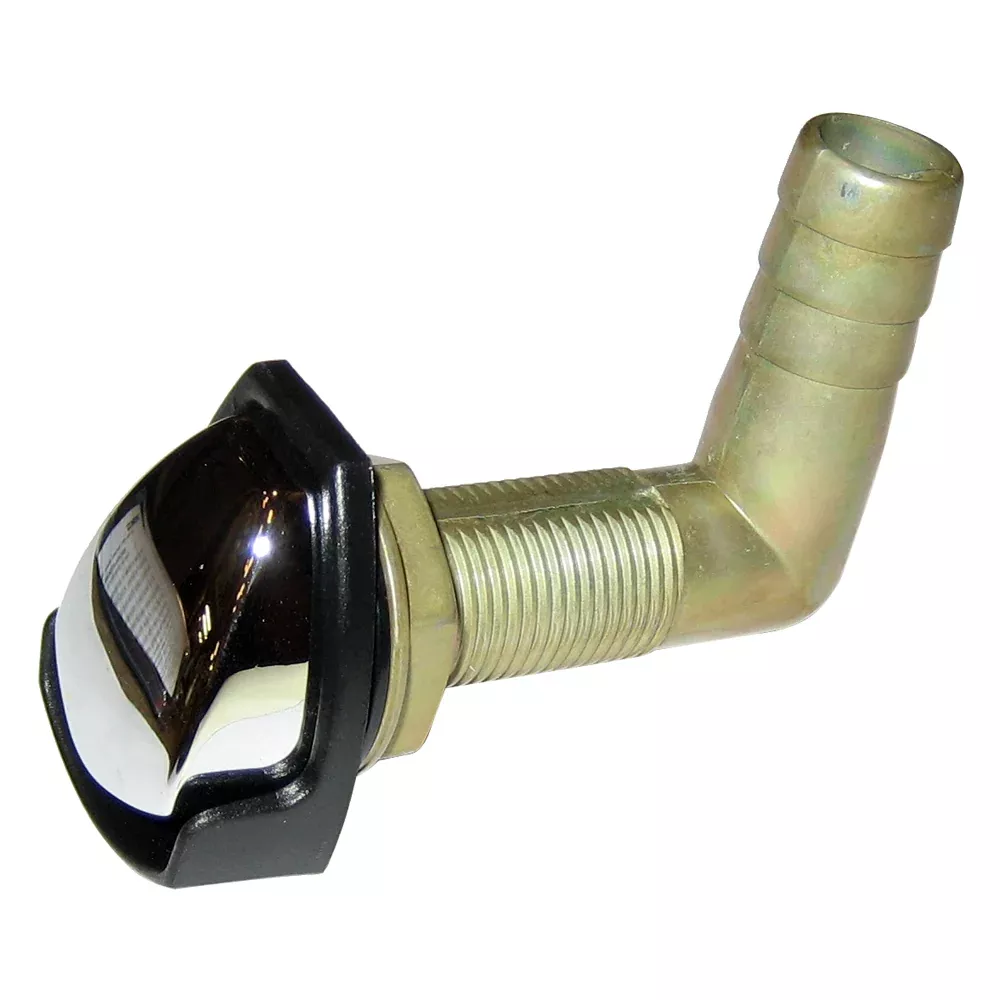Perko Gas Tank Vent w /Swivel Elbow - Chrome /Black [0561DP4CHR]