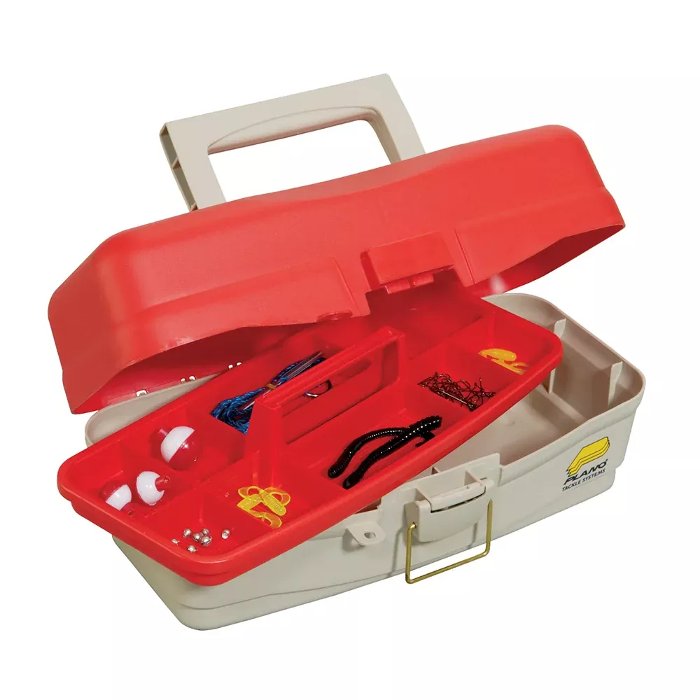 Plano Take Me Fishing Tackle Kit Box - Red /Beige [500000]