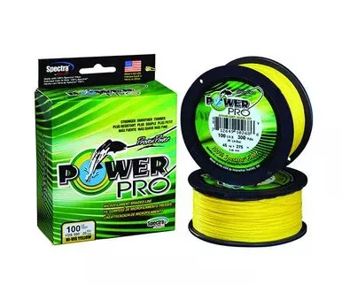 PowerPro Braided Fishing Line 100lb 3000yd Hi-Vis Yellow