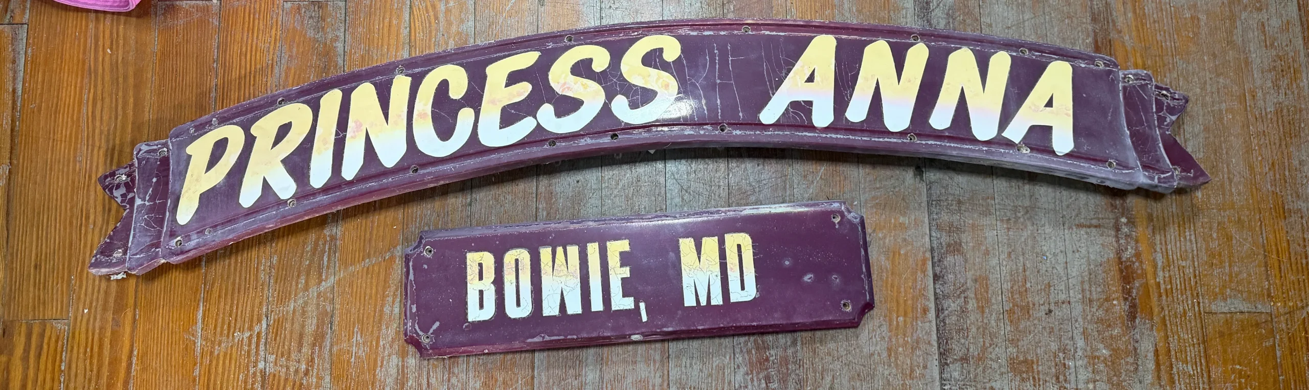 "Princess Anna Bowie MD" Transom Sternboards - Downeaster 38