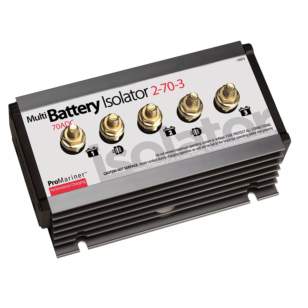 ProMariner Battery Isolator – 2 Alternator – 3 Battery – 70 AMP
