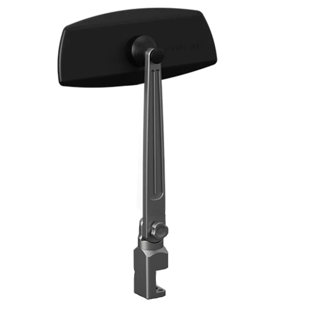 PTM Watersports Pontoon Mirror/Bracket Kit w/VR-100 ProPCX-200 (Titanium Grey) [P13157-200TEBGR]