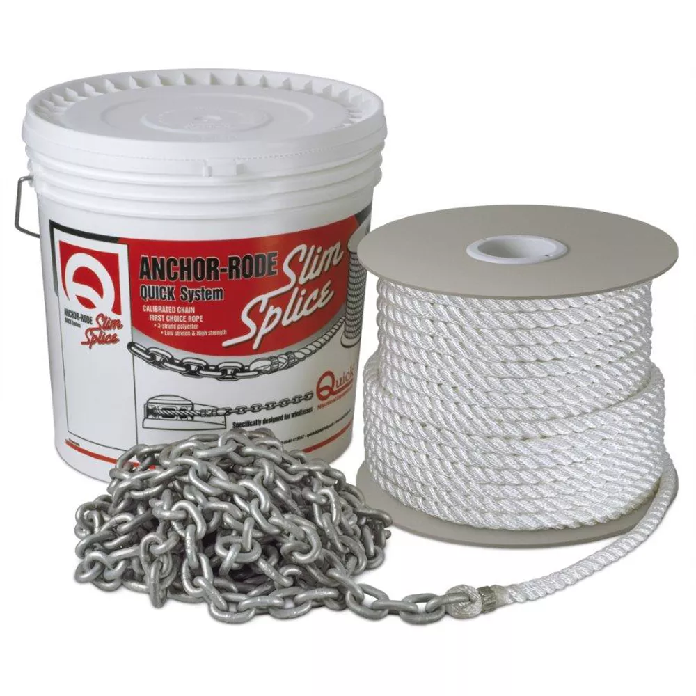 Quick Anchor Rode 15′ of 7mm Chain and 300′ of ” Rope
