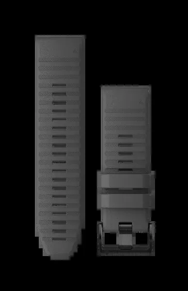 QuickFit 26 Watch Bands, Slate Gray Silicone