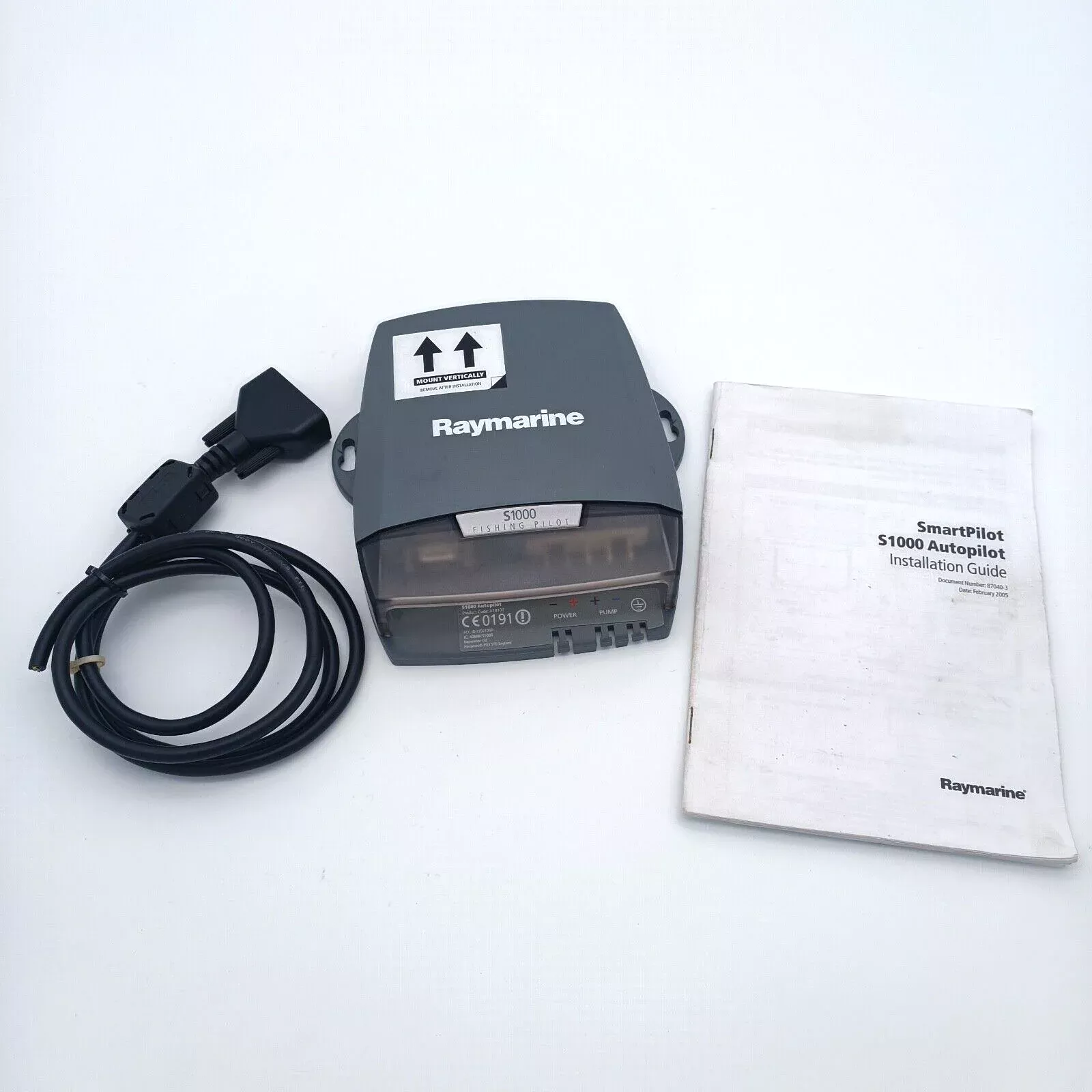 Raymarine S1000 Wireless Boat Fishing Autopilot E12169 f/ Hydraulic Linear