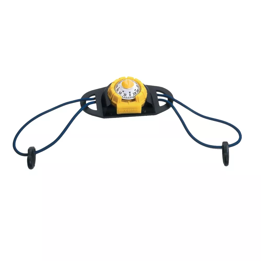 Ritchie X-11Y-TD SportAbout Compass w/Kayak Tie-Down Holder - Yellow/Black | X-11Y-TD