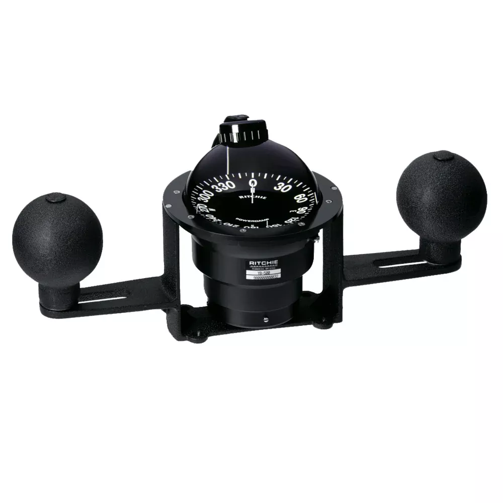 Ritchie YB-500 Globemaster Compass - Yoke Mounted - Black - 5 Degree card - 12V [YB-500-2P12]