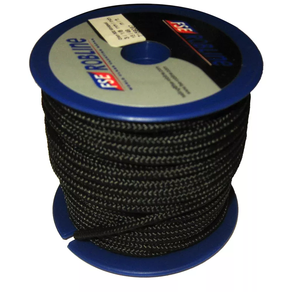 Robline Orion 500 Mini-Reel - 3mm (1/8") Black - 15M | MR-3BLK