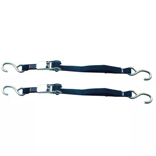 Rod Saver Stainless Steel Ratchet Tie-Down - 1" x 4 - Pair [SSRTD4]